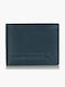 Leather Men's Wallet Classic Blue