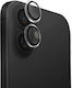 Uniq Optix Camera Protection Tempered Glass Black for the iPhone 16, iPhone 16 Plus