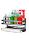 Livit Wandmontiertes Metallisches Regal 30x11x16cm Schwarz