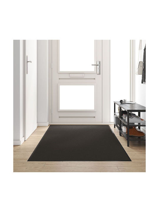vidaXL Anti-slip Rug Outdoor Rectangular Black