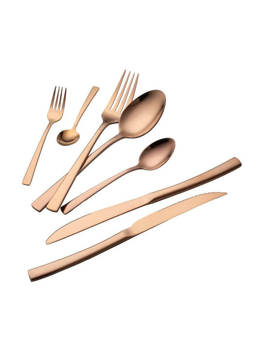 Berlinger Haus Shiny Pack Cutlery Set Stainless Rose Gold 42pcs