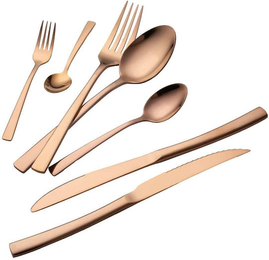 Berlinger Haus Shiny Pack Cutlery Set Stainless Rose Gold 42pcs