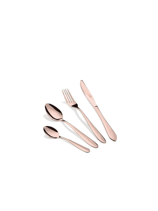 Berlinger Haus Satin Line Cutlery Set Stainless Rose Gold 4pcs