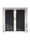 vidaXL Set Curtains Blackout with Tab Top Gray 140x260cm
