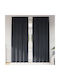 vidaXL Set Vorhänge Verdunkelung mit Bleistiftfalten Grau 140x225cm