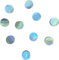 Element decorativ puncte sidef turcoaz 1buc