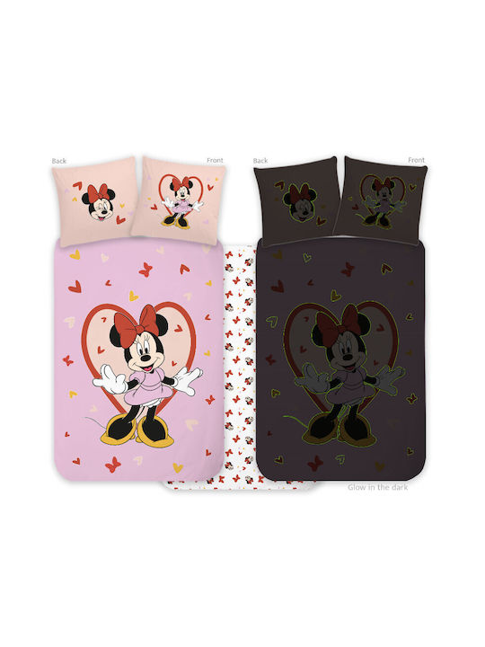 Disney Minnie Set Kids Duvet Cover Single with ...