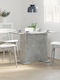 Tisch Speisesaal Holz Gray 110x60x75cm