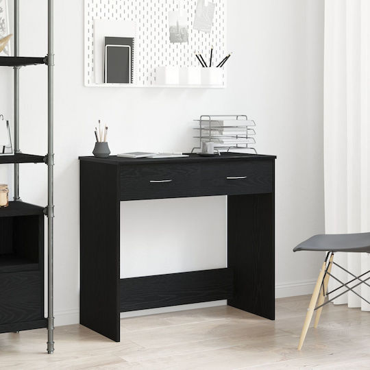 Desk Wooden Black Oak 80x40x75cm
