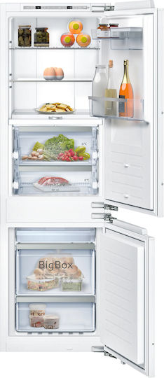 Neff Eingebauter Kühl-Gefrierkombination 223Es NoFrost H177.2xB55.8xT54.5cm. Weiß KI8865DE0