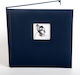 Classic Blue Photo Album Window – 60 Rice Paper Pages S555