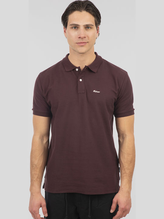 Rebase Polo Μπλούζα Κοντομάνικη Aubergine