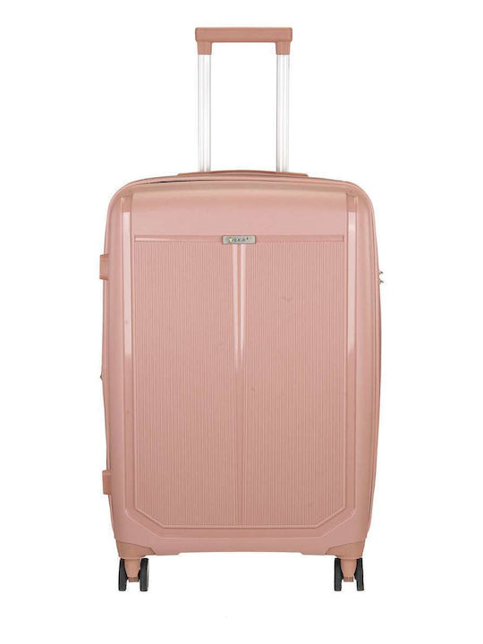 RCM Среден Куфар Rosegold с 4 колела Височина 65см.