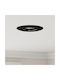 vidaXL Rectangle Plastic Recessed Spot Black 9x9cm. 1pcs