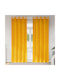 vidaXL vidaXL Verdunkelungsvorhänge für Fenster mit Grommets Gelb 140x260cm