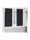 vidaXL Set Perdele Fereastra Cu Coafură Negre 140x175cm