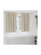 vidaXL Set Of Beige Blackout Curtains With Pencil Pleat 140x140cm