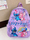 Stitch Ghiozdan Școlar De Spate Grădinița Lila