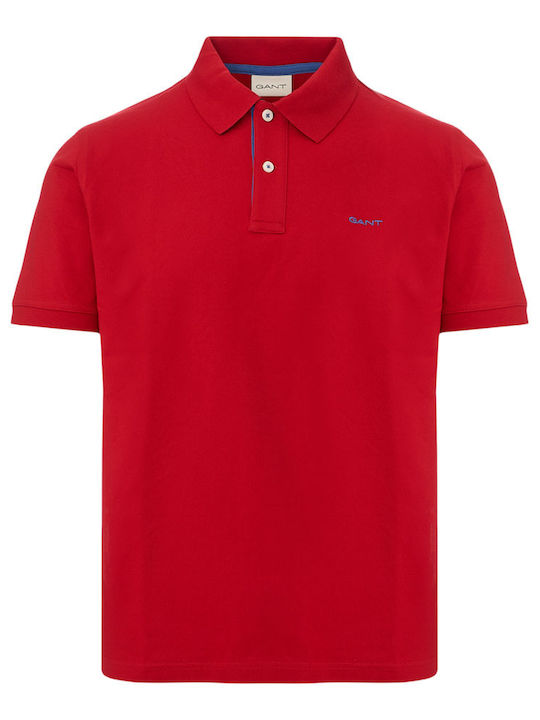 Gant Polo T-shirt Ruby Red