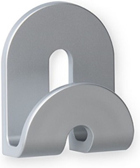 Inofix Single Wall-Mounted Bathroom Hook ​8x6.4cm Gray
