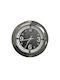 ForHome Wanduhr Metallisch