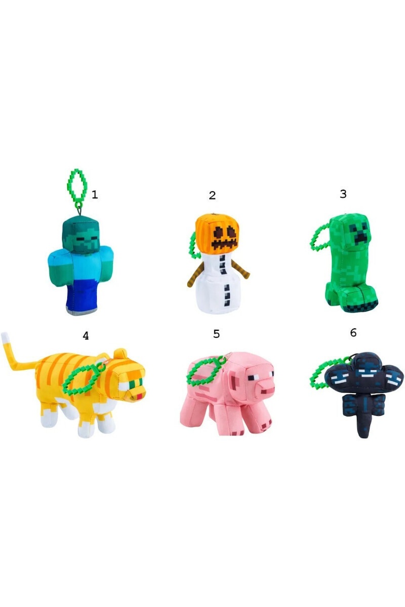 Giochi Preziosi: Minecraft – Clip On Plush Keychain (MNC12000)