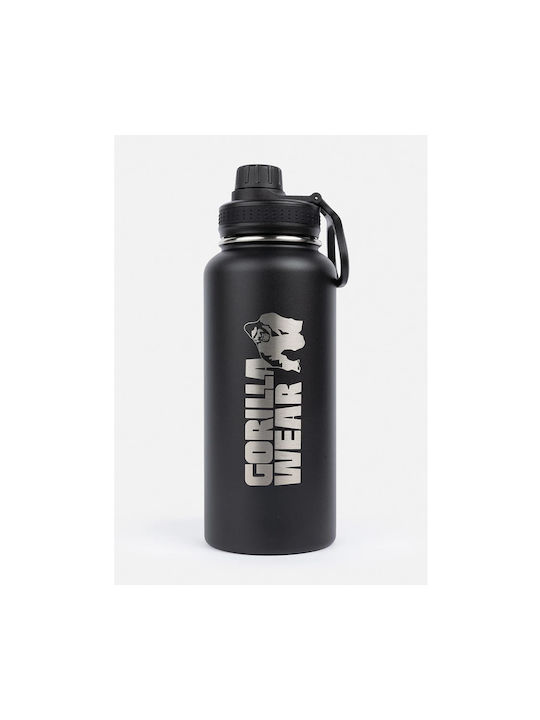 Gorilla Wear Бутилка Неръждаема стомана 1000мл Черен