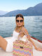 Sorena Handmade Cecilia Fabric Multicolour Beach Bag