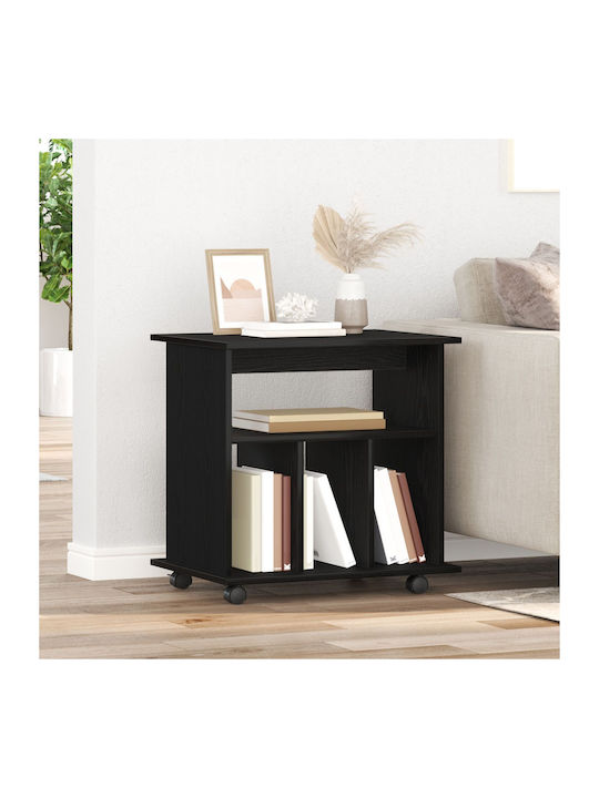 Cabinet de Birou cu roți Black Oak 60x45x55cm