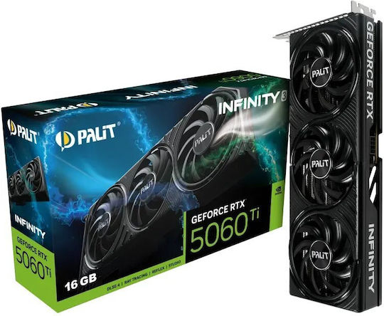 Palit GeForce RTX 5060 Ti 16GB GDDR7 Infinity 3 Κάρτα Γραφικών
