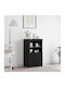 Bufet Black Oak 60.5x37x100cm
