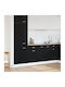 Bodenstehender Schrank Black 50x46x81.5cm