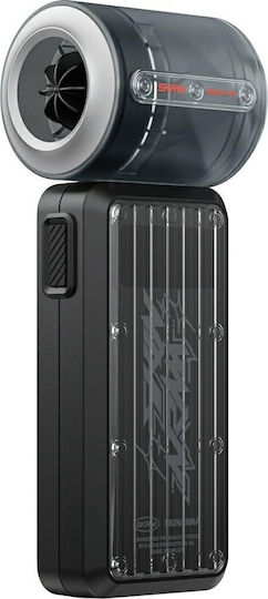 Skinarma Handgehaltenes Ventilator Elektrisch Ohne Flügel Schwarz SK-FAN4K-GYRO-BLK