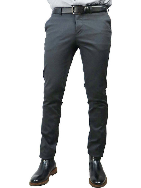 New Company Παντελόνι Chino Ανθρακί Γκρι (gray)