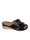 Anatomic Women's Leather Platform Shoes Black