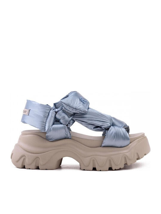 Replay Juyce Light Blue Sandals Replay Juyce Light Blue Sandals