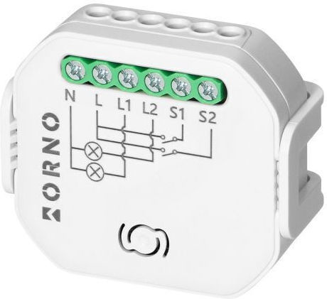 Orno Intelligenter Schalter 2 Kanäle Wi-Fi & Bluetooth