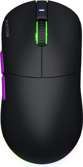 HATOR Quasar 3 ULTRA 8K Ασύρματο RGB Gaming Ποντίκι 30000 DPI Μαύρο