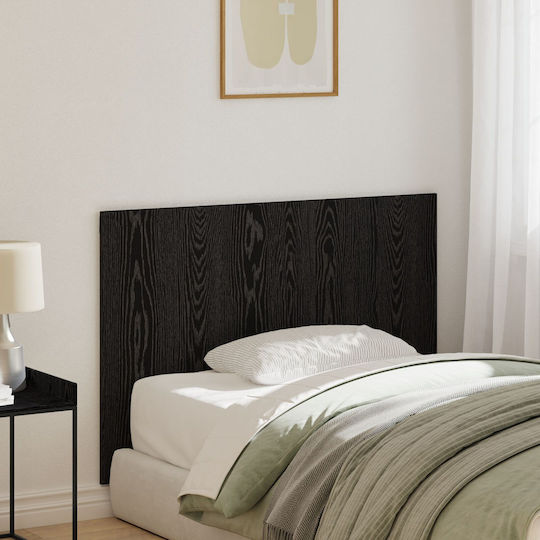 vidaXL Wooden Bed Headboard Black Oak 120x80cm