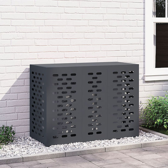 Vidaxl Air Conditioner Cover Anthracite 110x50x80 cm Steel