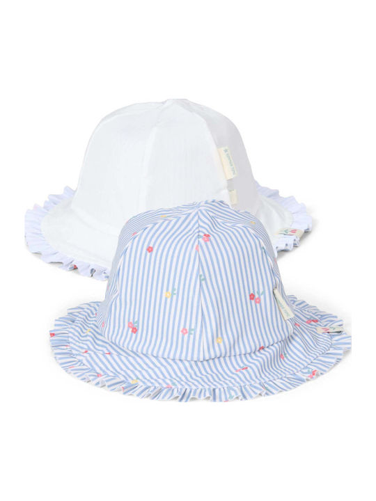 Little Dutch Palarie copii Bucket Tesatura Cu protectie solara Sunny Flowers Albastru