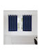 vidaXL vidaXL Set Vorhänge Fenster mit Grommets Blau 140x140cm