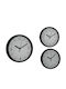 ArteLibre Wall Clock Plastic Black Ø20cm (Various Designs)