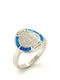 Drandakis Damen Ring mit Steinen aus Silber