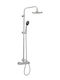 Viospiral Duschsäule mit Armatur Bronze