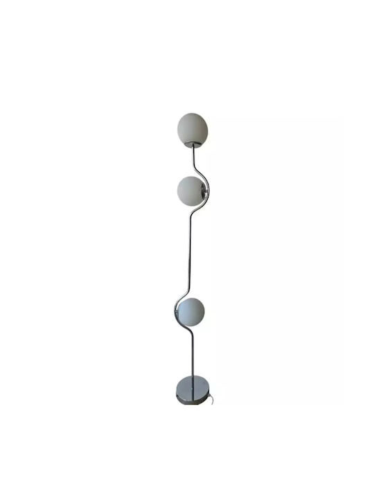 Stimeno Floor Lamp Silver