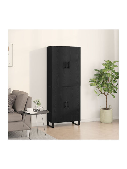 Kleiderschrank Büro Eiche 69.5x34x180cm