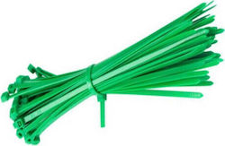 Arte Plast Plastic Cable Ties 100mmx2.5mm In Green Colour 100pcs