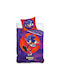 Sonic the Hedgehog Set Kinderbettbezug Einzel mit Kissenbezug Baumwolle Purple 140x200cm