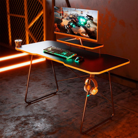 Γραφείο Gaming Rs170 136x60x75εκ. Black